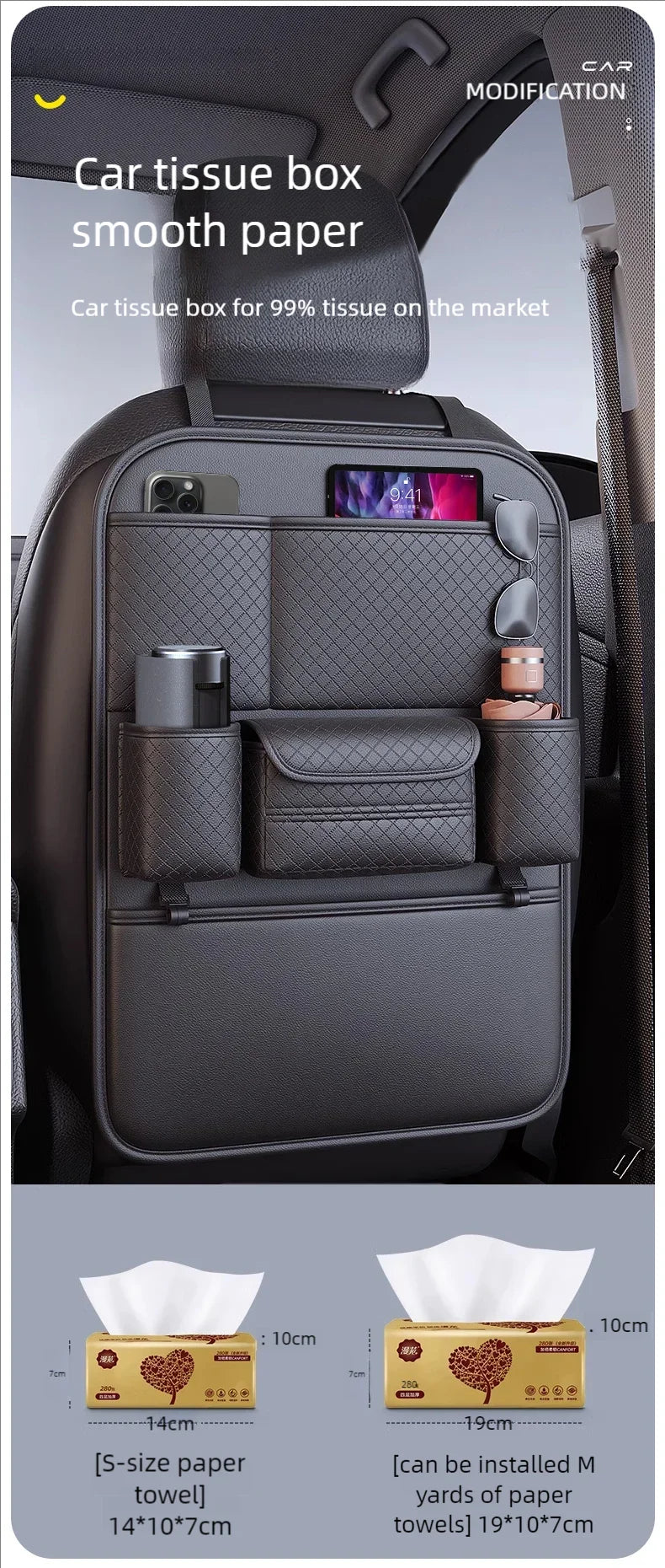High-Capacity Car Organizer