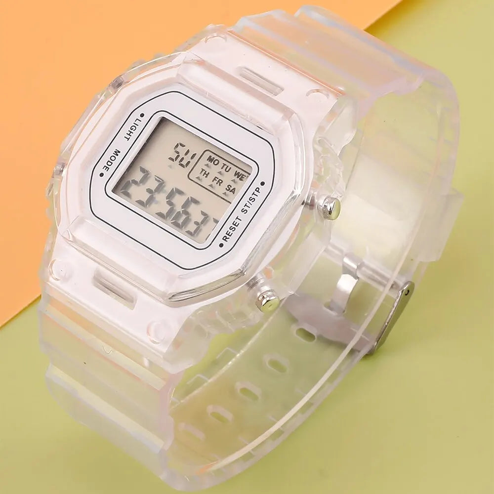 Clear Digital Sport Watch