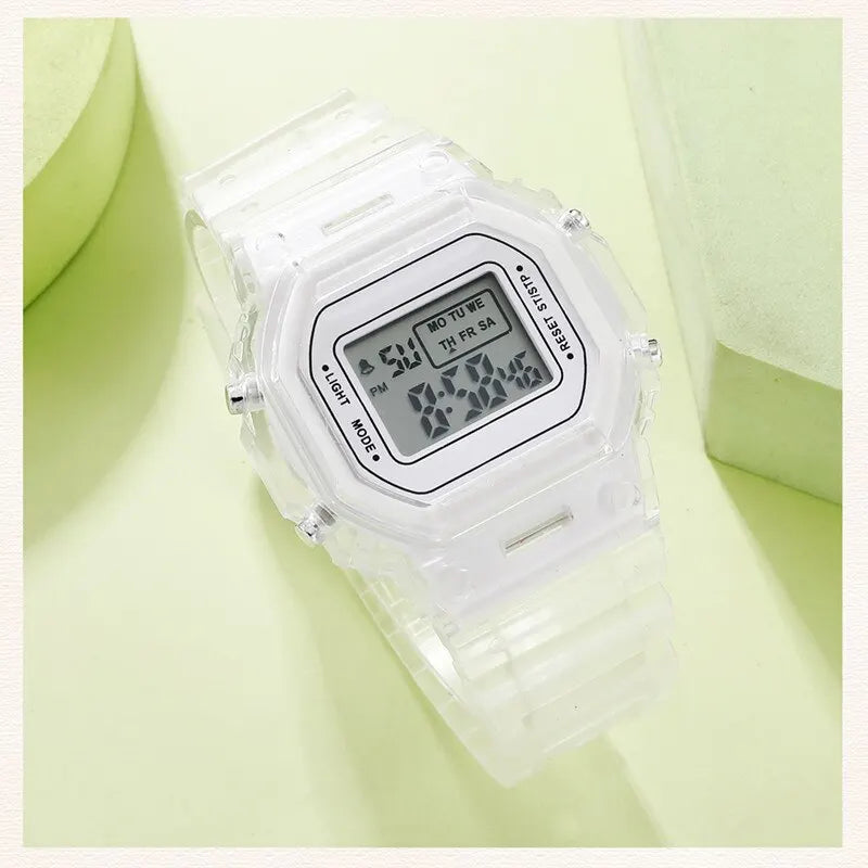 Clear Digital Sport Watch