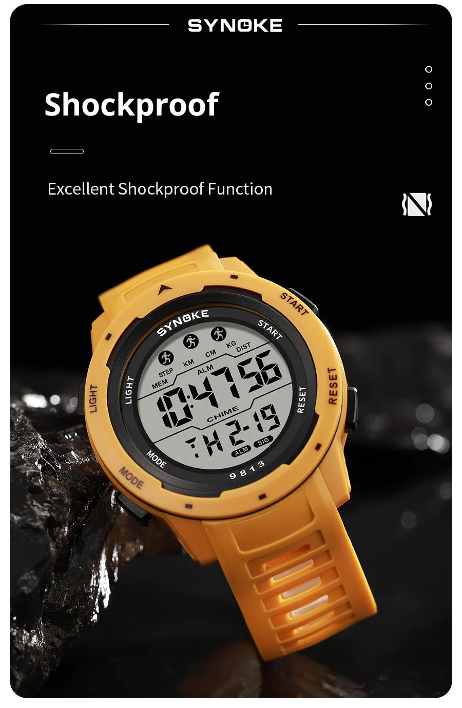 Military Tough Digital Watch
