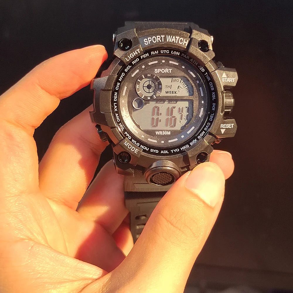 Men's LED Digital Watches Luminous Fashion Sport Waterproof Watches For Man Kids Teen Date Army Military Clock Relogio Masculino