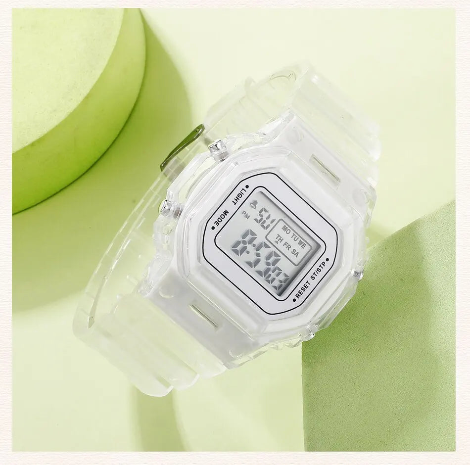 Clear Digital Sport Watch