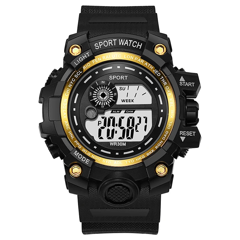 Men's LED Digital Watches Luminous Fashion Sport Waterproof Watches For Man Kids Teen Date Army Military Clock Relogio Masculino