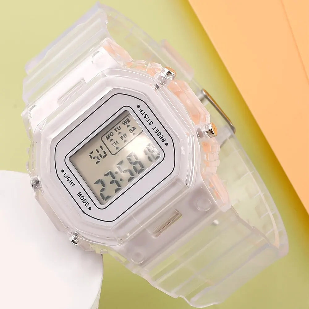 Clear Digital Sport Watch