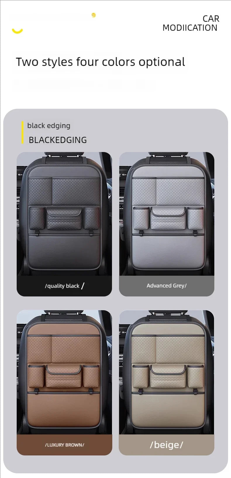 High-Capacity Car Organizer
